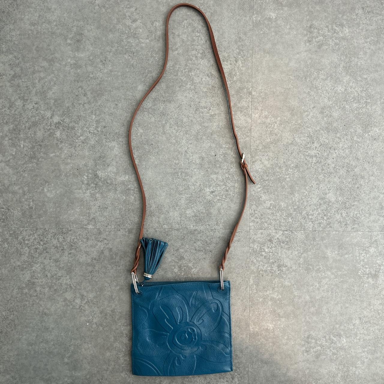 Brighton Women's Purse Authentic Blue Depop
