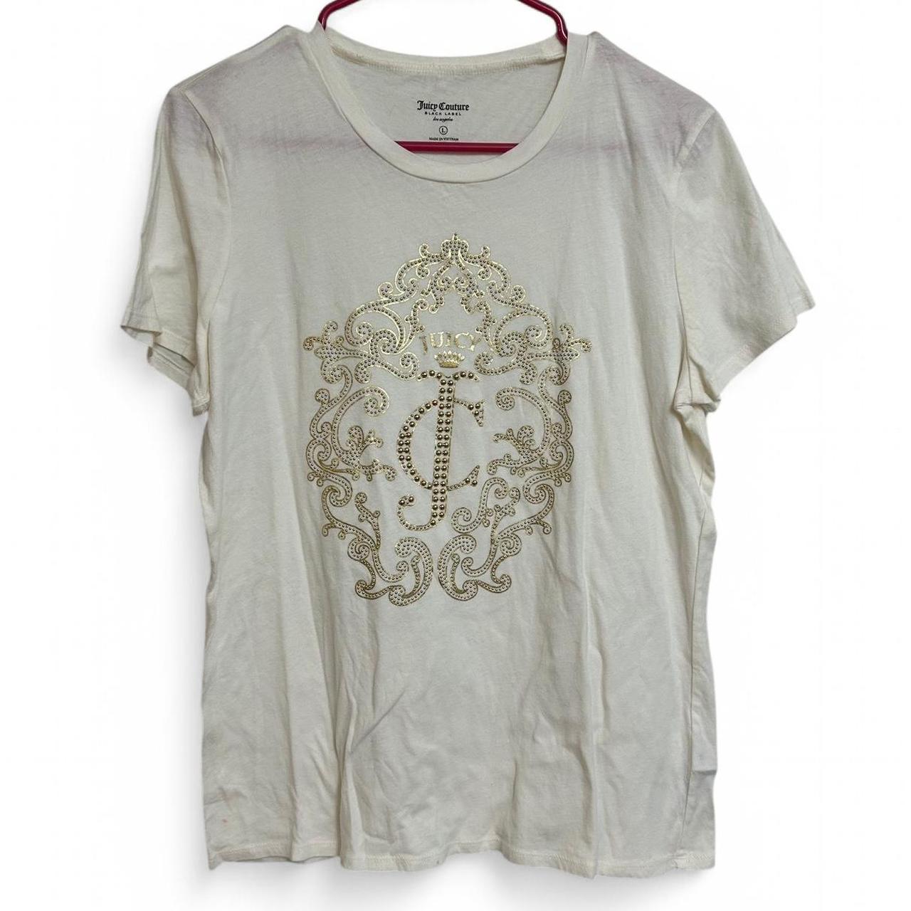 White juicy-couture-t-shirt - Depop