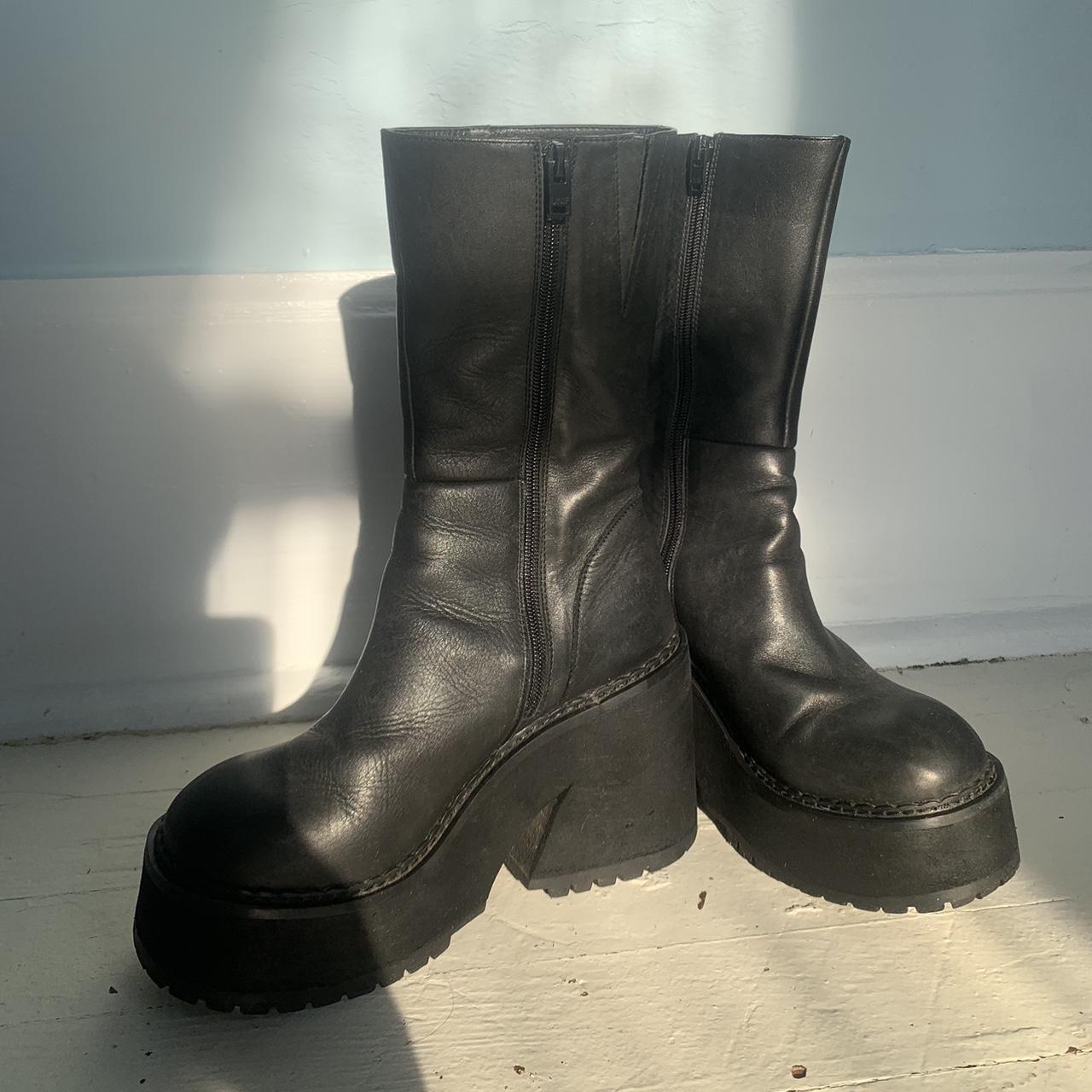Unif Parker Boots size 8, perfectly worn in but... - Depop