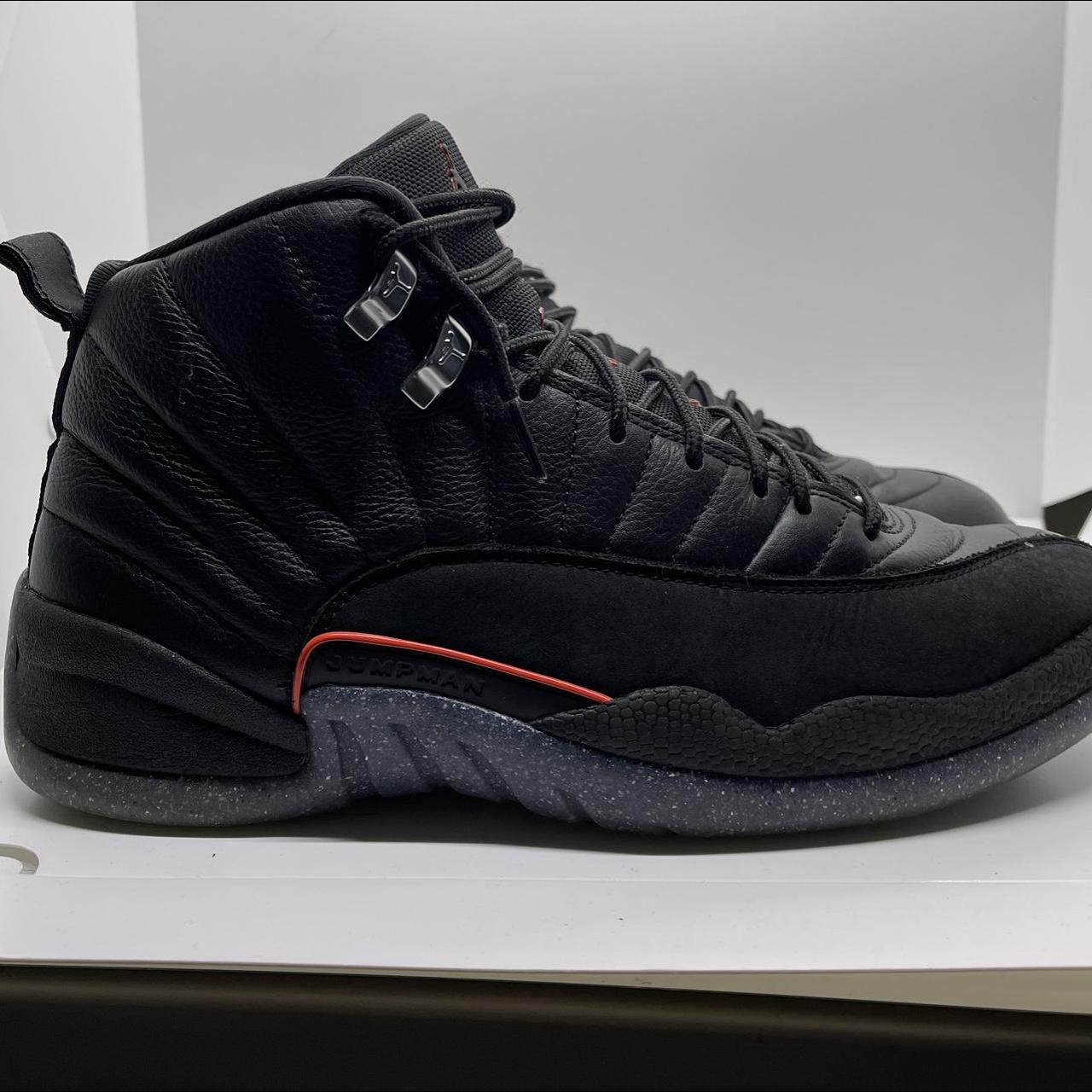 Jordan 12 clearance black size 10