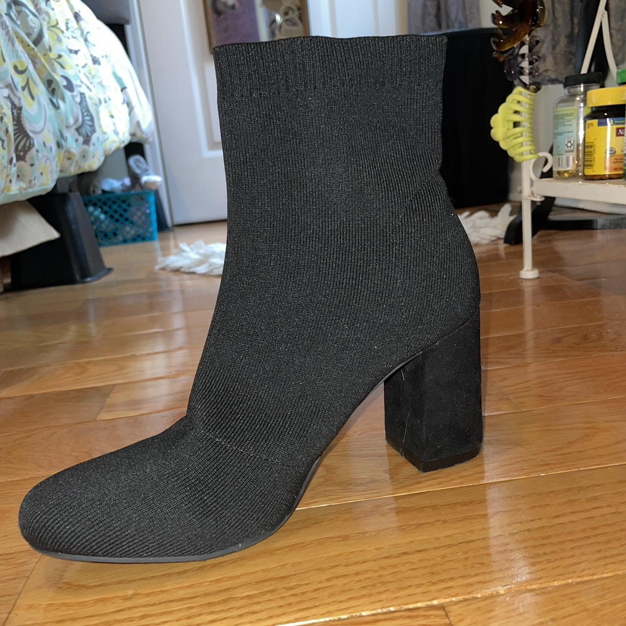 Ribbed hot sale sock booties