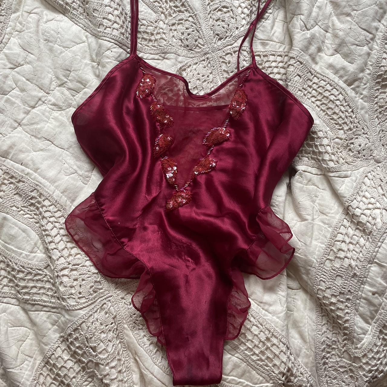 Women's Burgundy Underwear | Depop