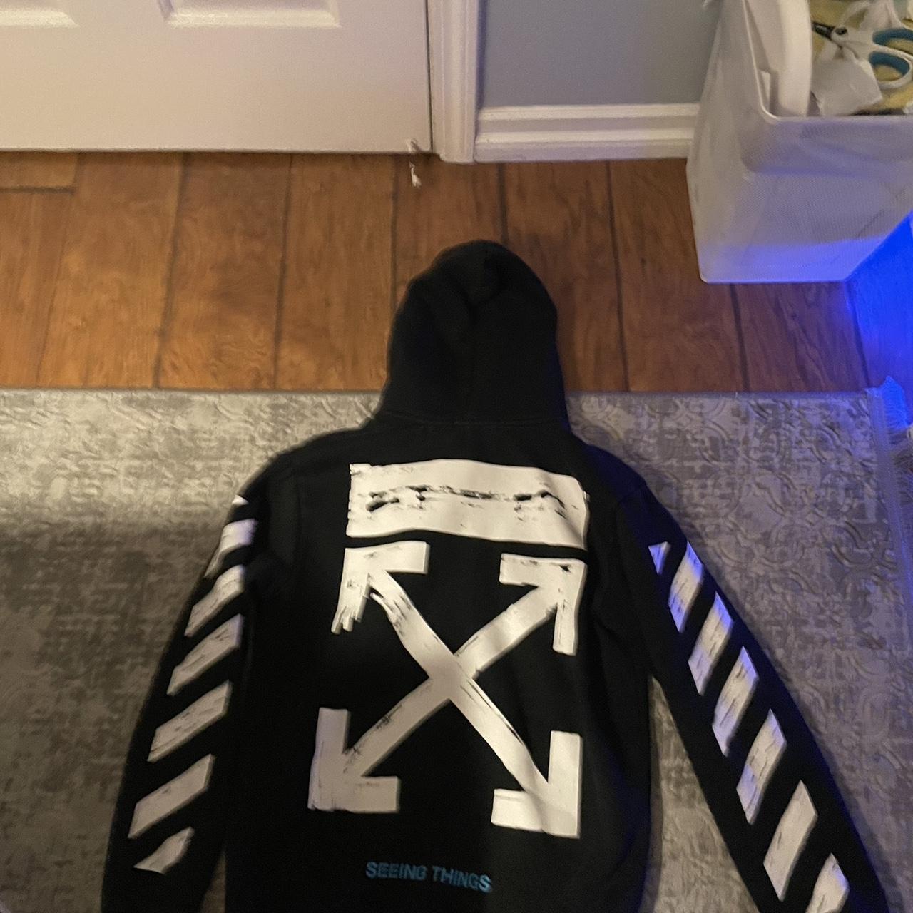 Off white seeing clearance things hoodie white