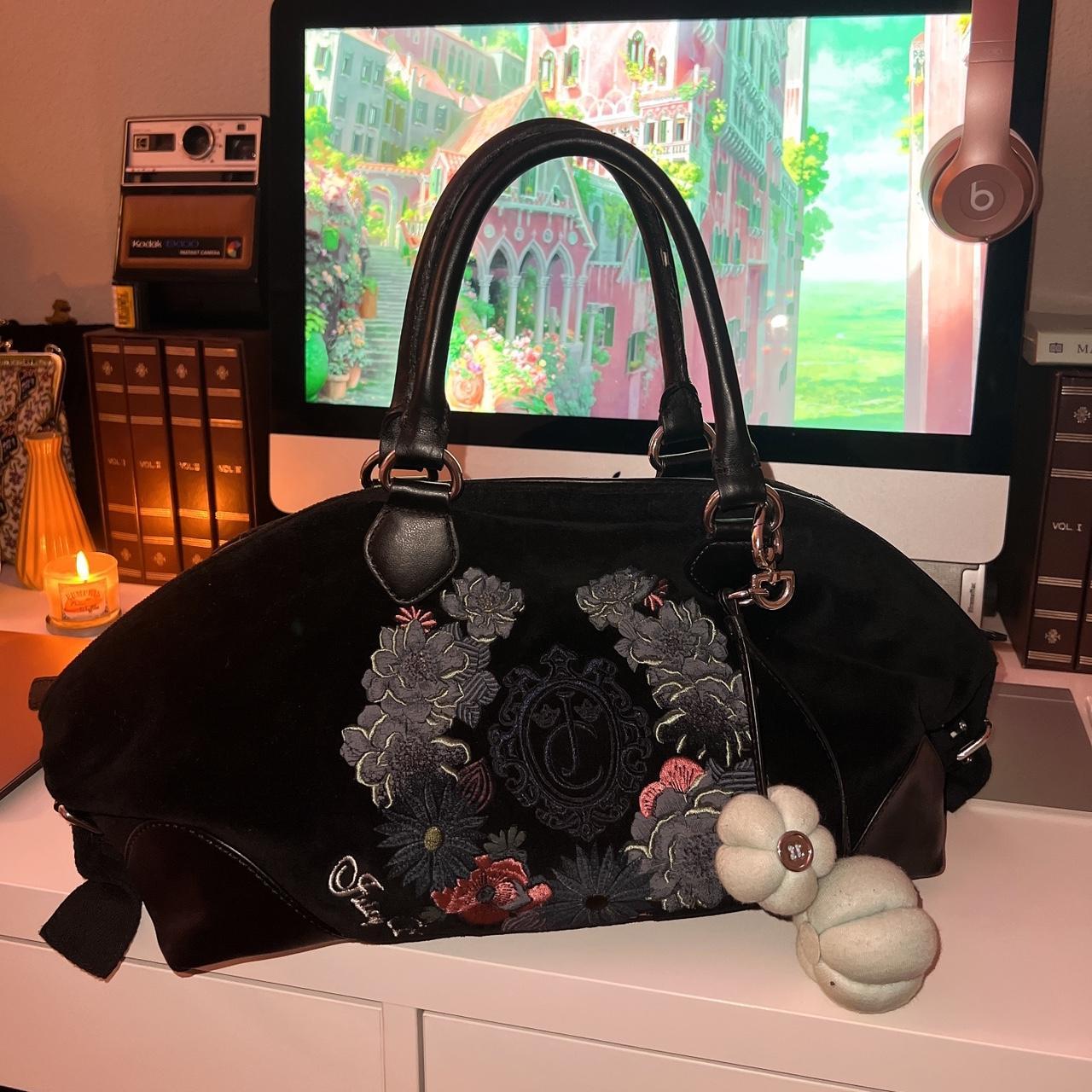 Pre-owned Juicy Couture Velvet Handbag In Pink | ModeSens
