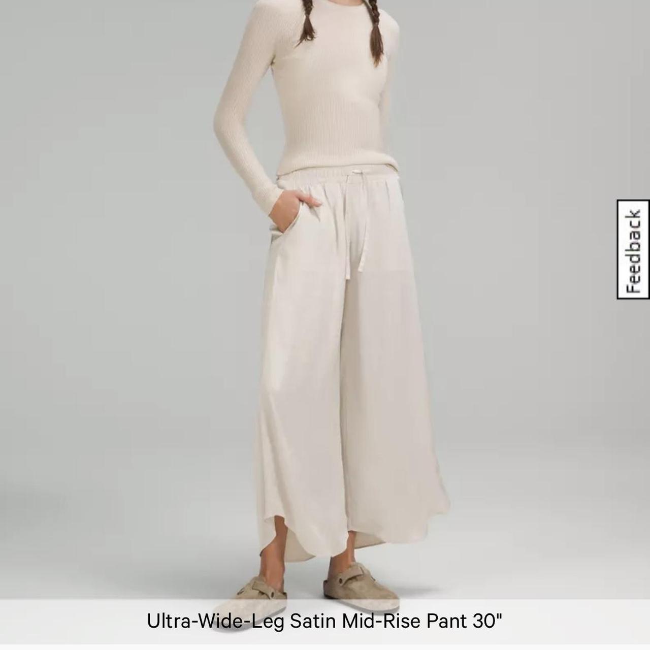 Buy Off White Solid Silk Trousers Online at Rs.499 | Libas
