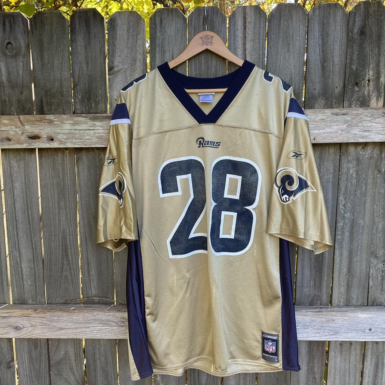 St. Louis rams Marshall Faulk team Nike jersey Top - Depop