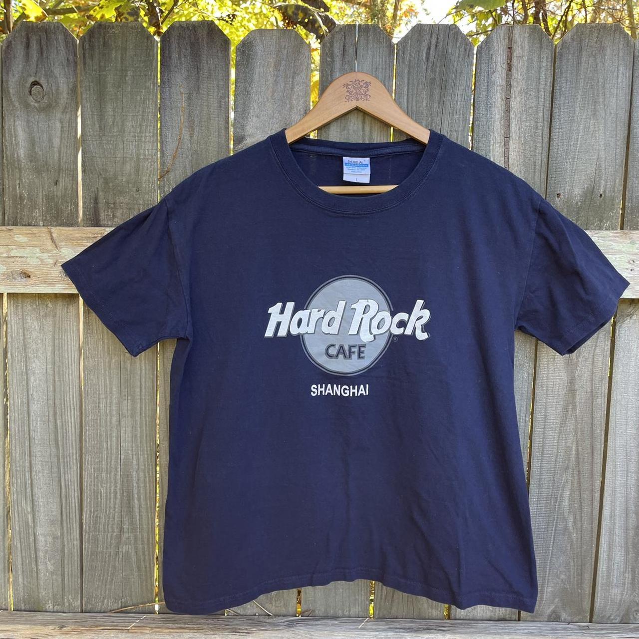 HARD ROCK CAFE SHANGHAI CHINA VINTAGE TEESHIRT... - Depop