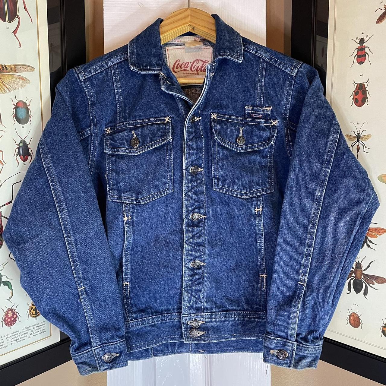 Vintage 90s coca sale cola denim jacket