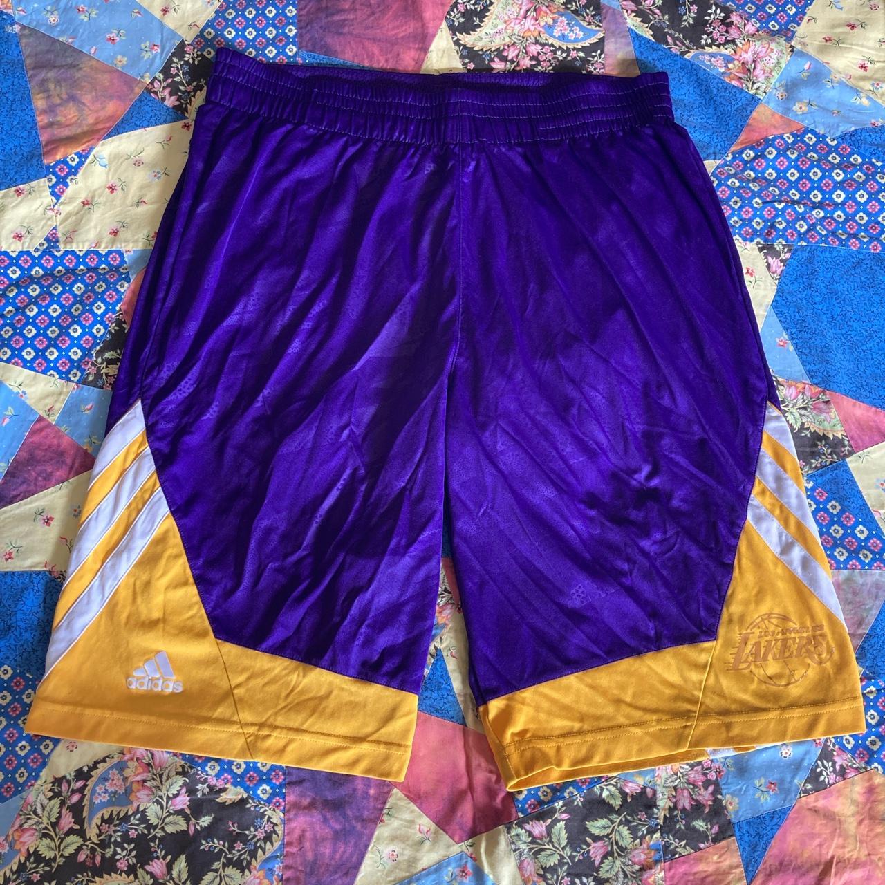 NBA LA Lakers Adidas Basketball shorts Size Medium - Depop