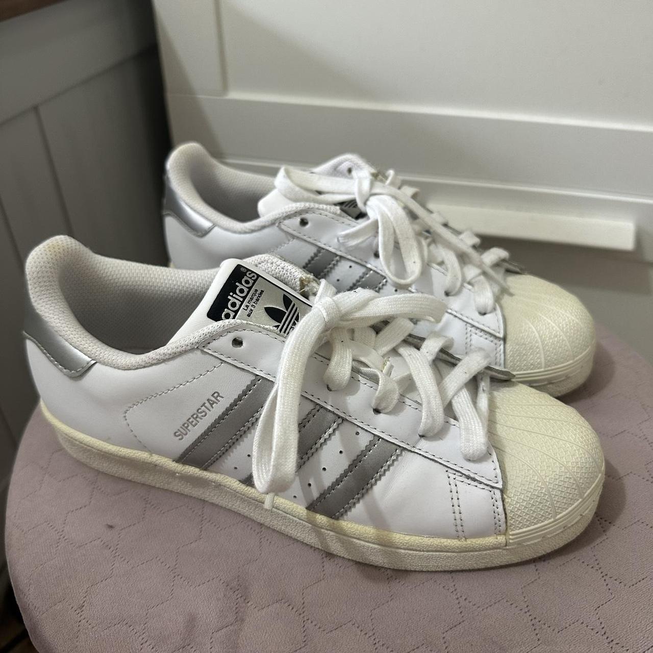 VINTAGE Adidas superstar Sneakers Silver Grey