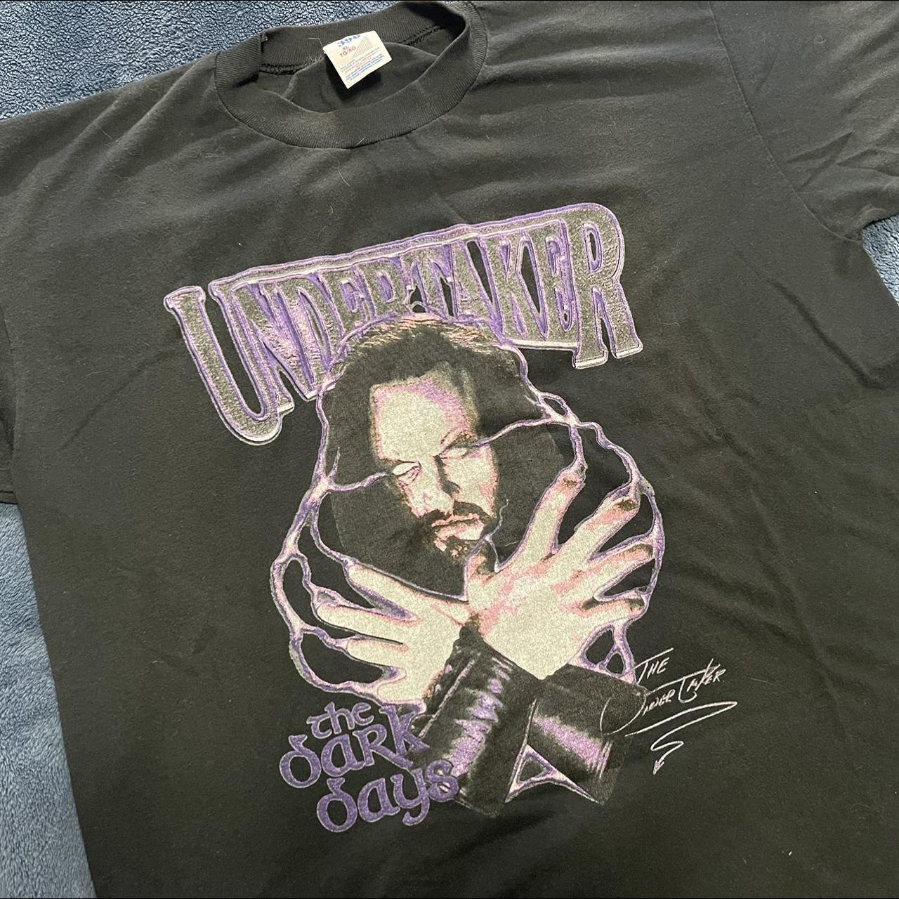 Vintage WWF Undertaker The Dark Days 90s Wrestling T... - Depop