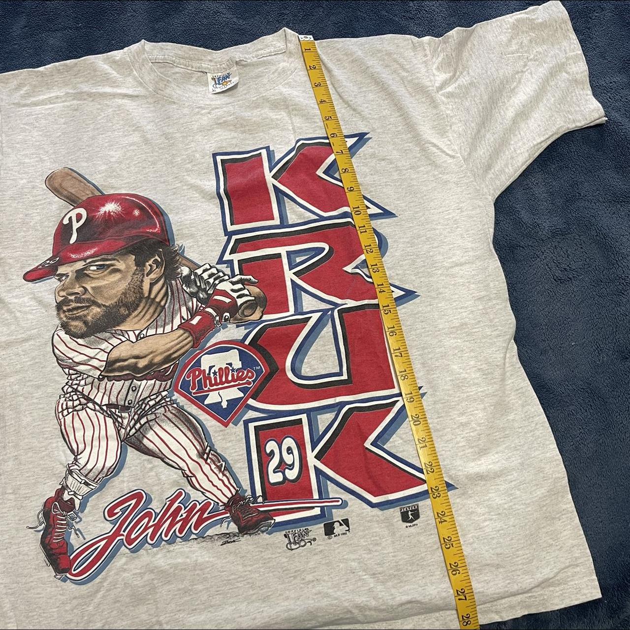 John Kruk Philadelphia Phillies baseball Vintage shirt