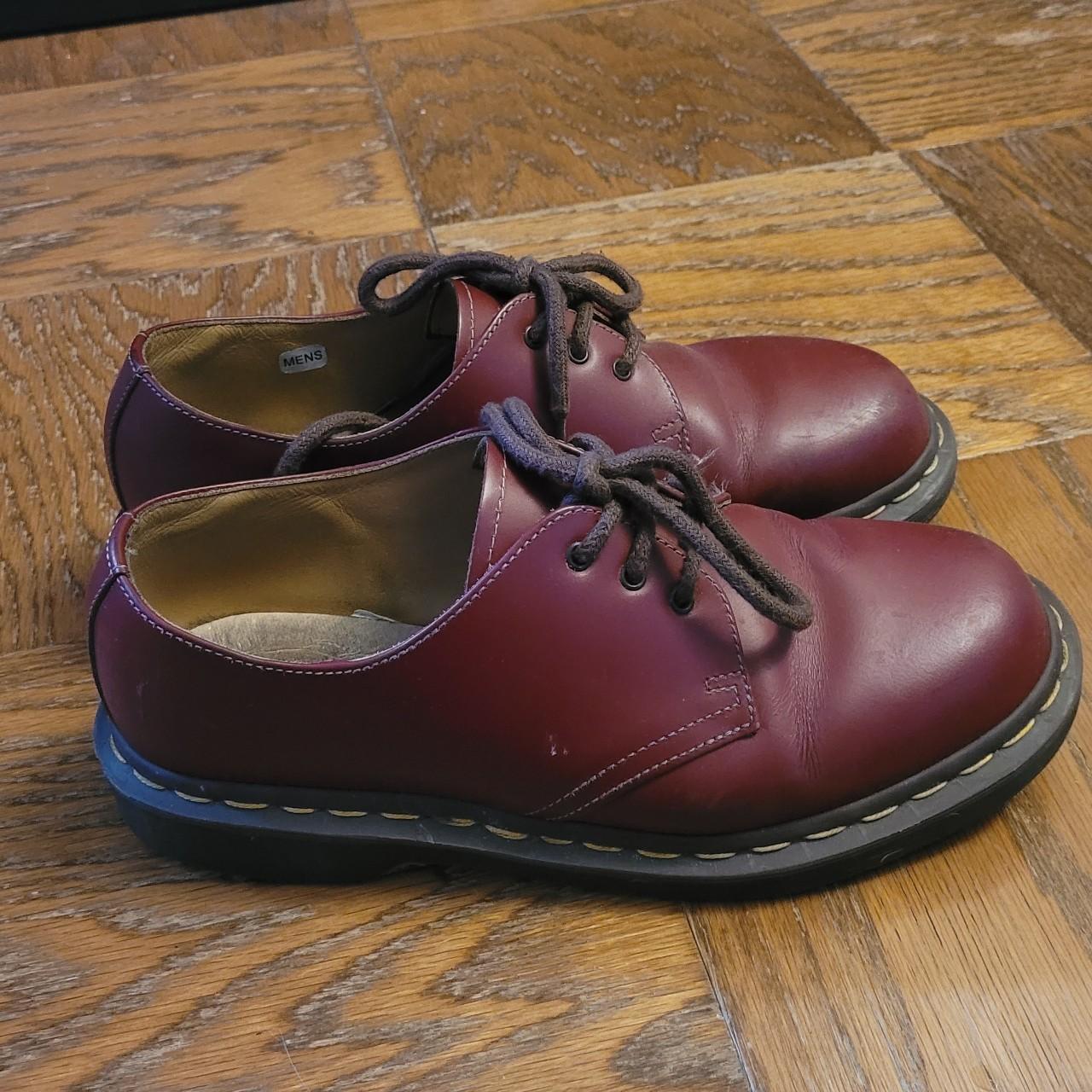 Dr. Martens Men's Red and Burgundy Footwear (2)