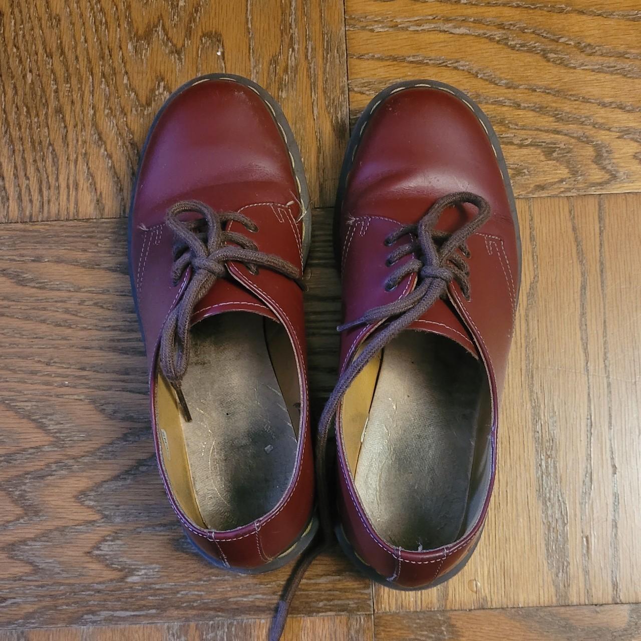 Dr. Martens Men's Red and Burgundy Footwear (5)