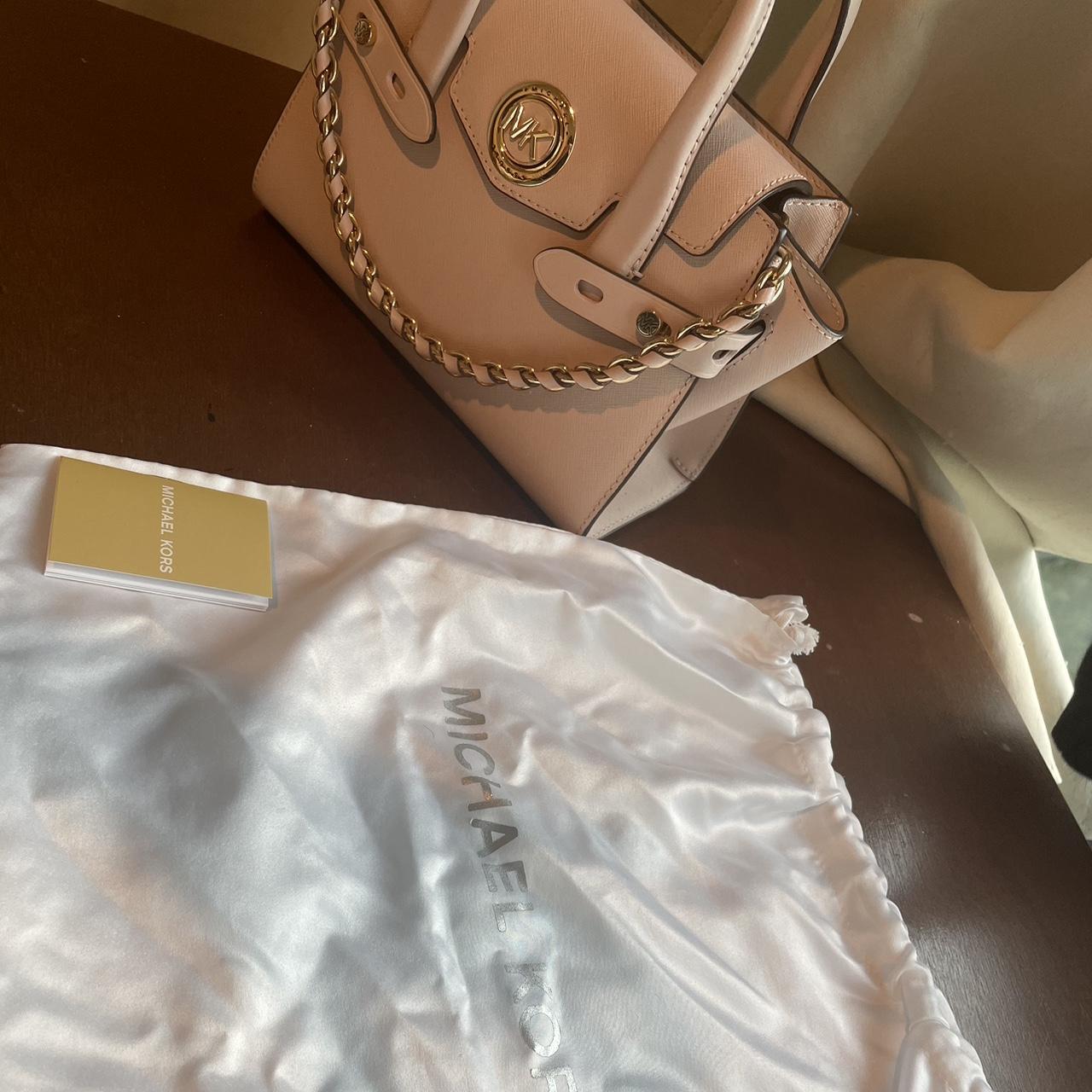 Michael kors bag pink and online cream