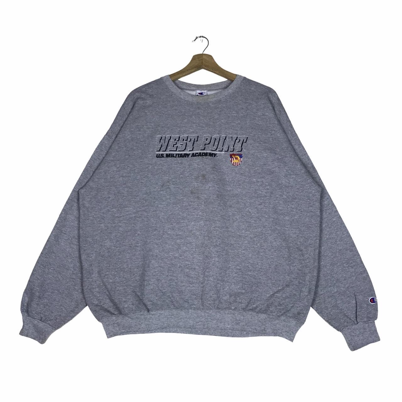 Champion Men's Grey Sweatshirt | Depop