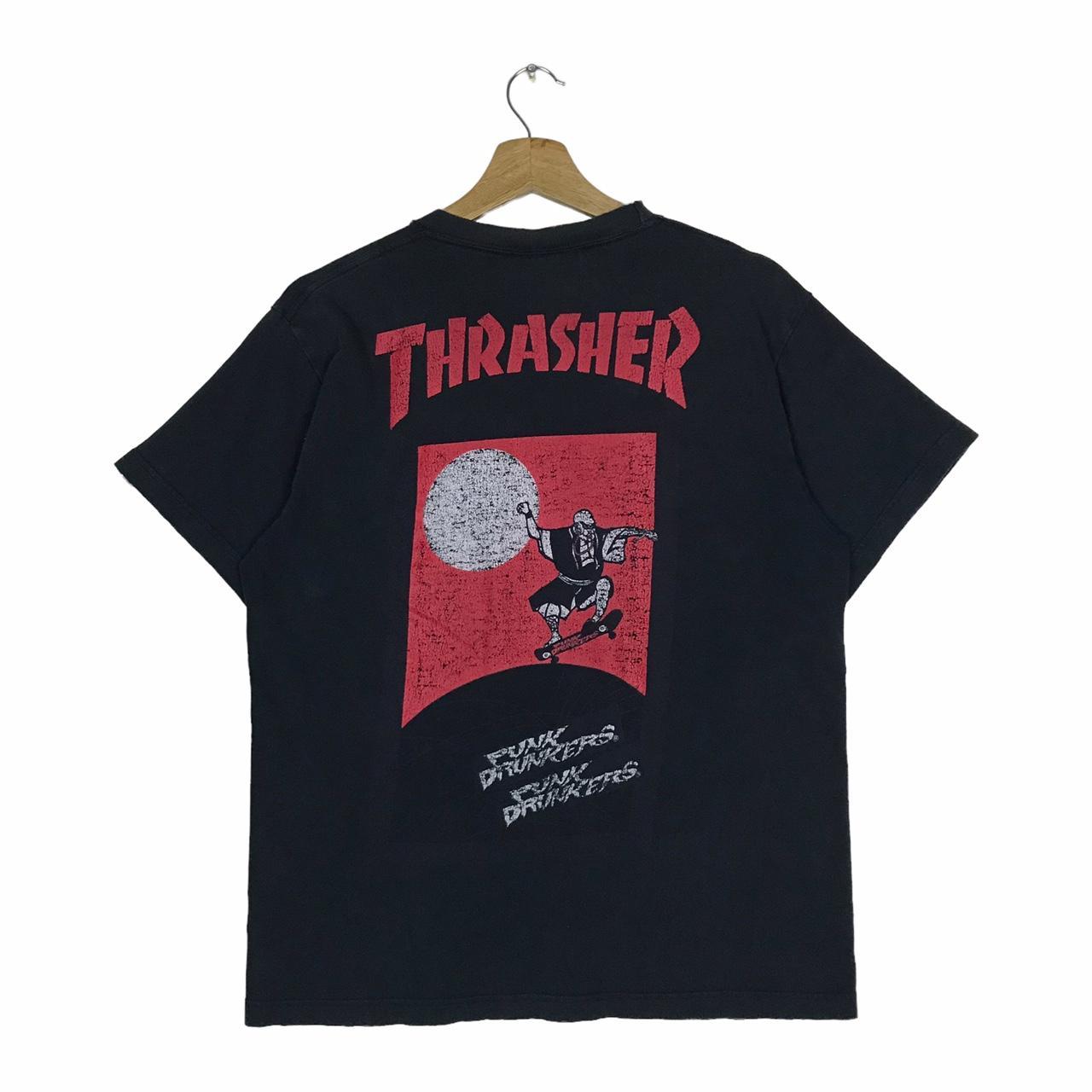 Vintage Trasher Skateboard X Punk Drunkers Skater...