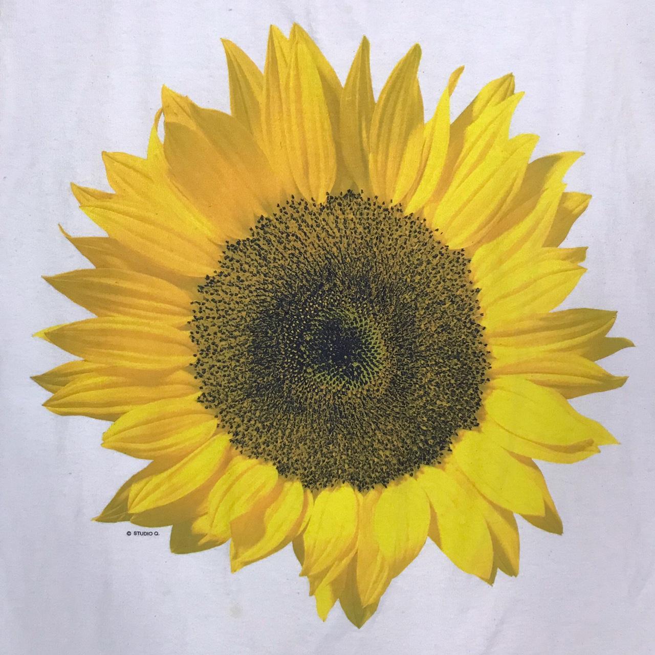 Vintage 90s Sun Flower Art Work Studio Q Murina Tee