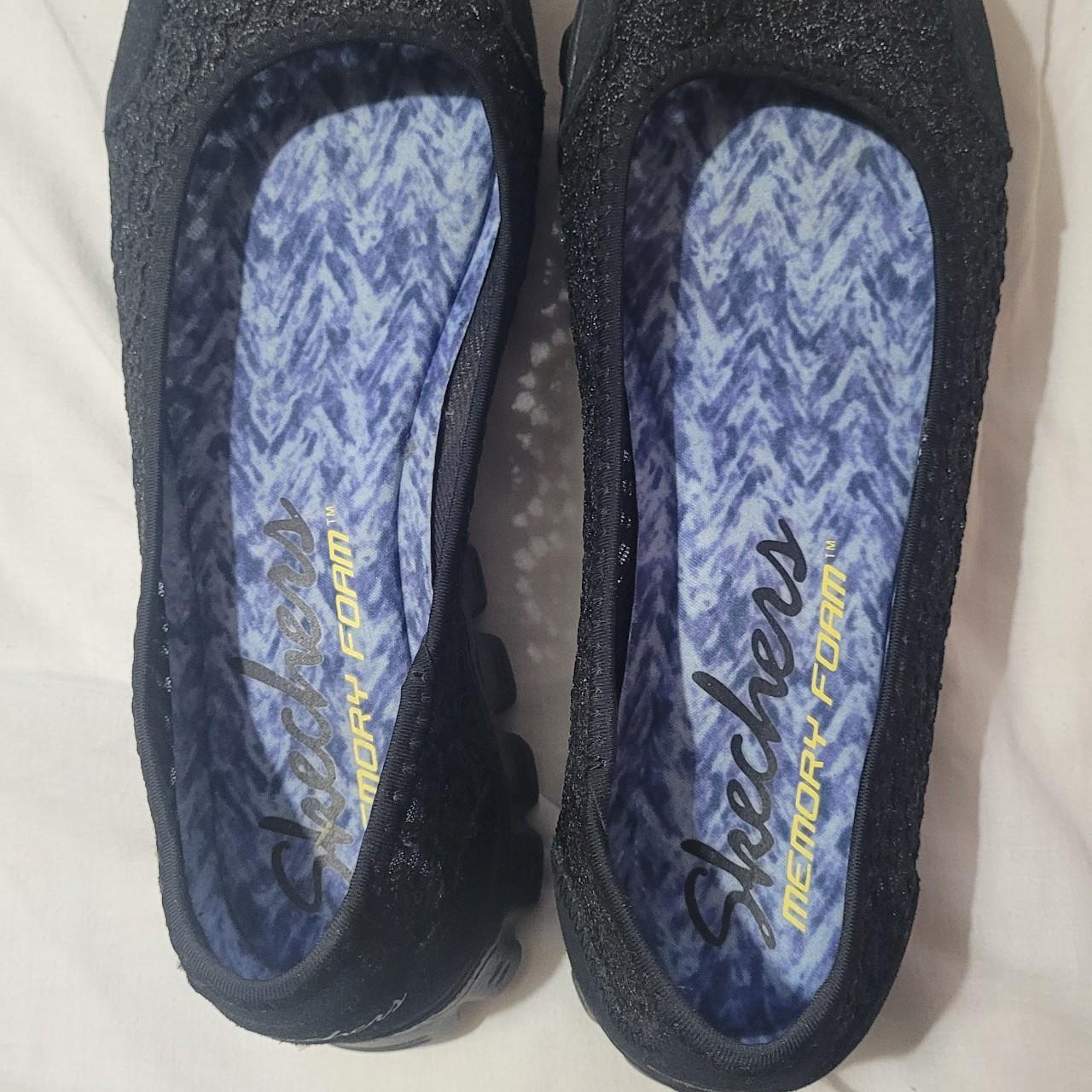 SKECHERS MEMORY FOAM PUMPS BLACK SIZE UK 5 Depop