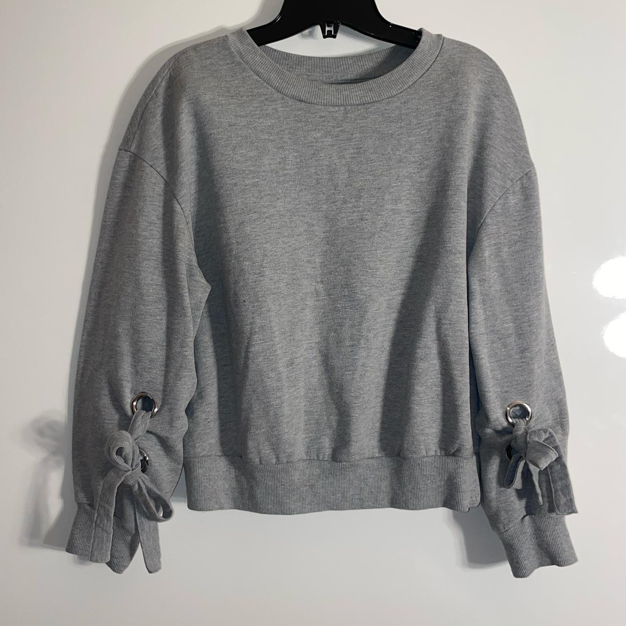 Zara tie sleeve clearance jumper