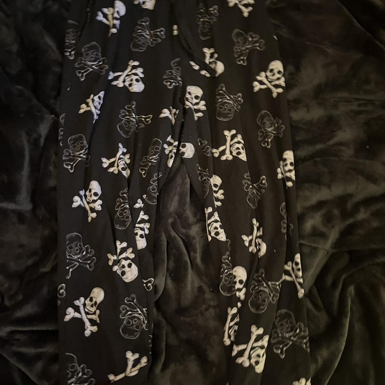 SKULLL PJ PANTS They Are Short For Me I M 5ft Depop   P0 