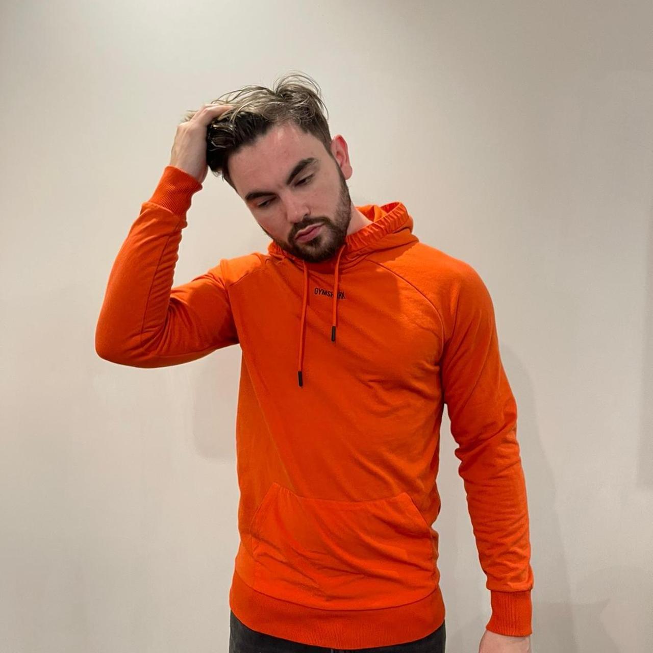 Gymshark orange online hoodie