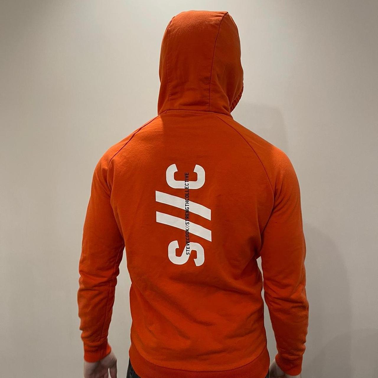 Gymshark Steve Cook Drop 2 Orange Hoodie, Size S