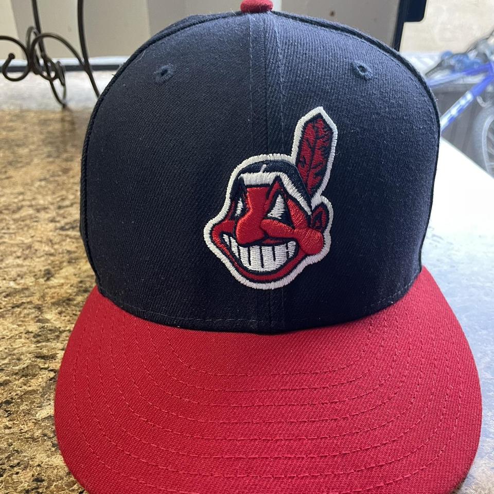 Cleveland Indians Vintage Hat NEW ERA Snapback Chief Wahoo Logo