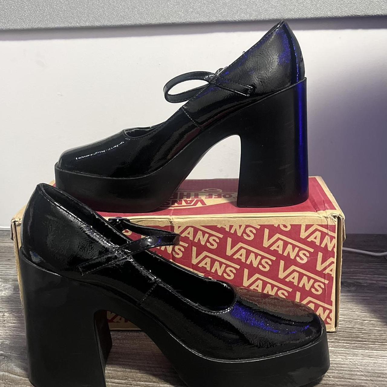 Asos design penny platform Mary Jane heeled shoes in... Depop