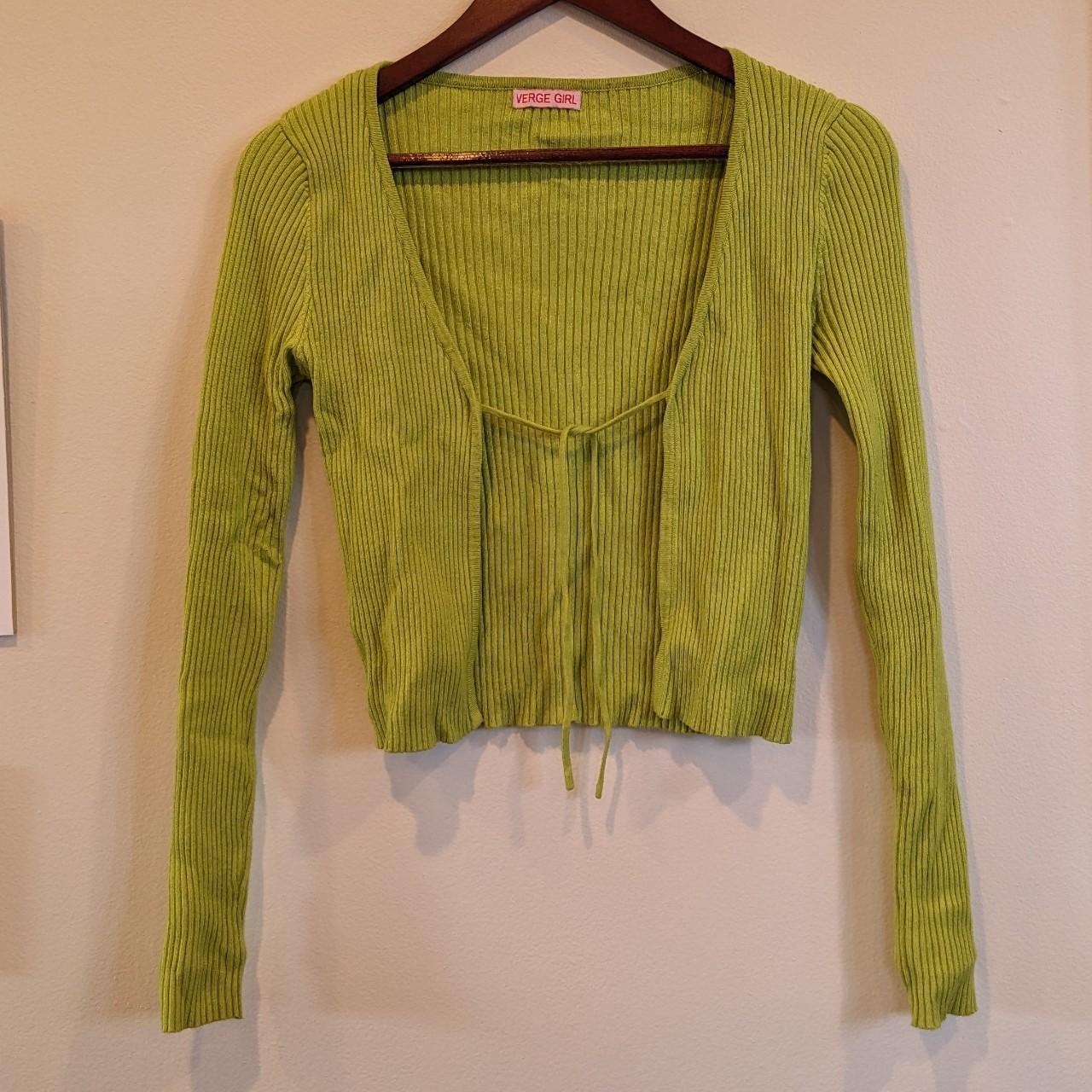 verge girl cropped cardigan vergegirl Depop