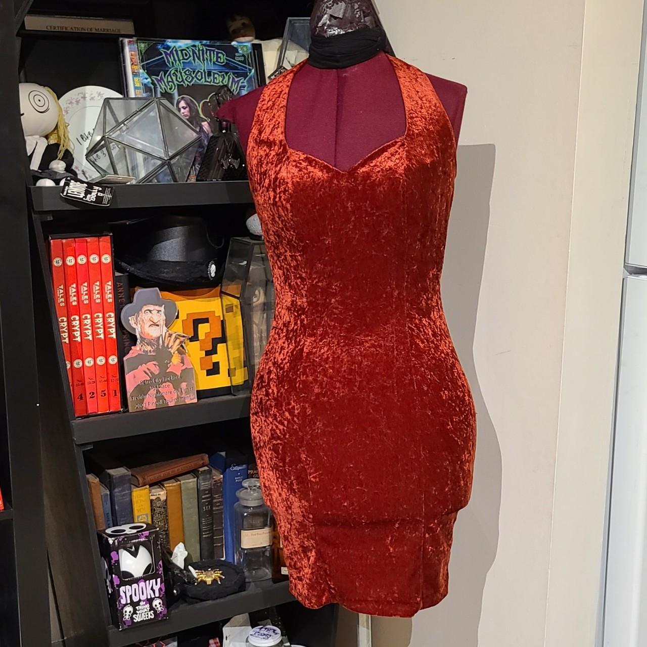 Bloody red outlet cocktail dress