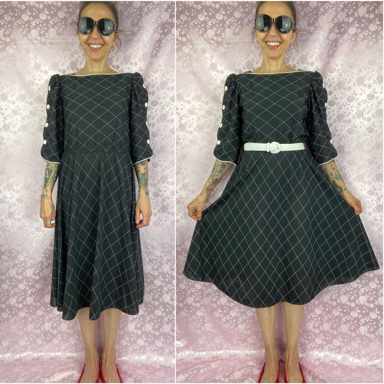 Free US shipping :) Vintage 70s dress, black... - Depop