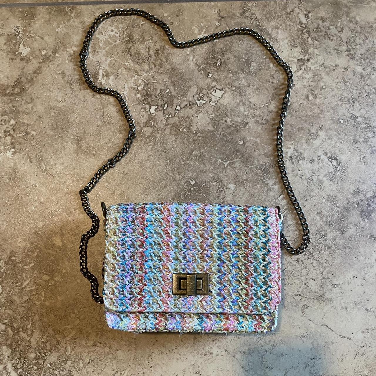 Pastel Woven Mini Crossbody Bag Free... Depop