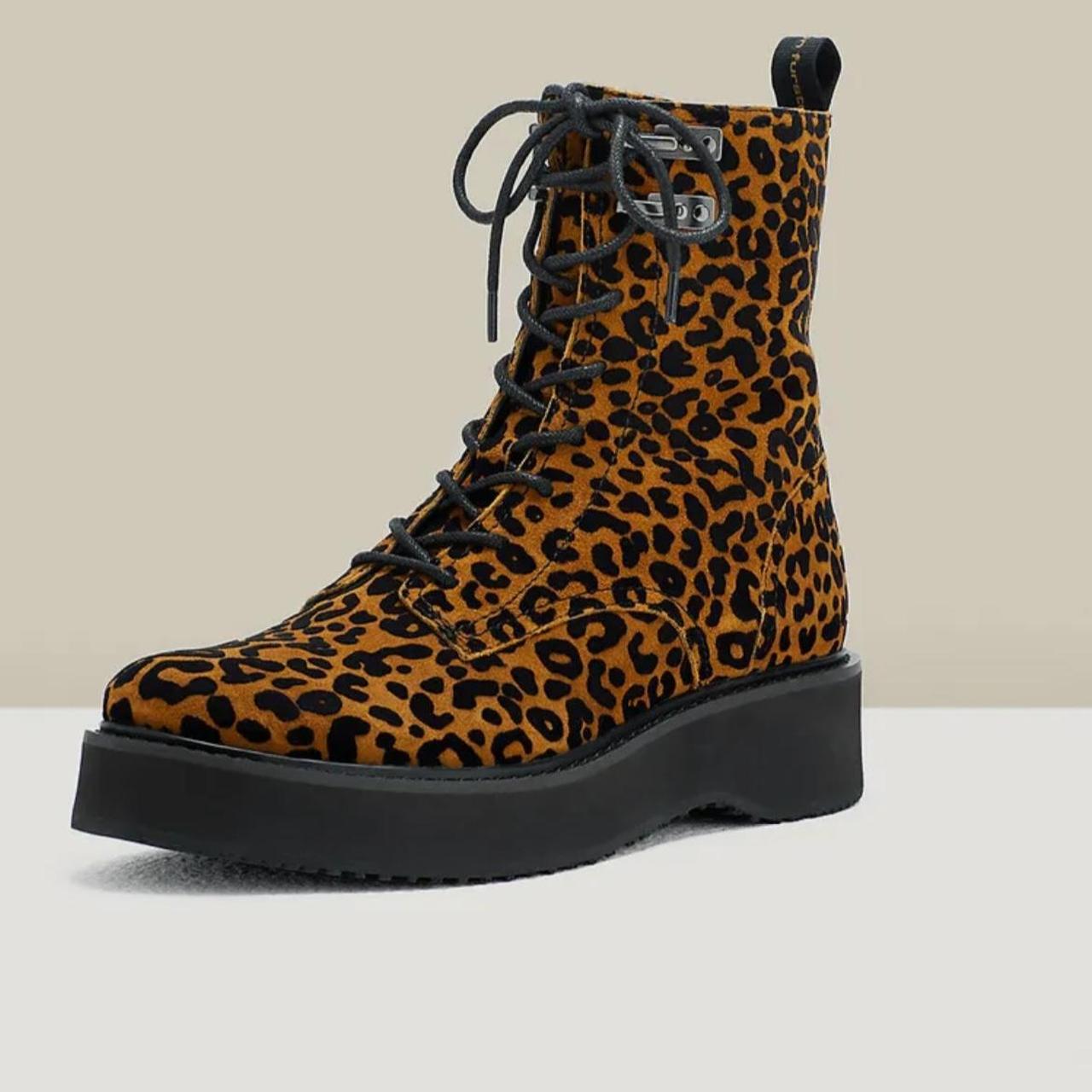 Diane von furstenberg cheetah boots