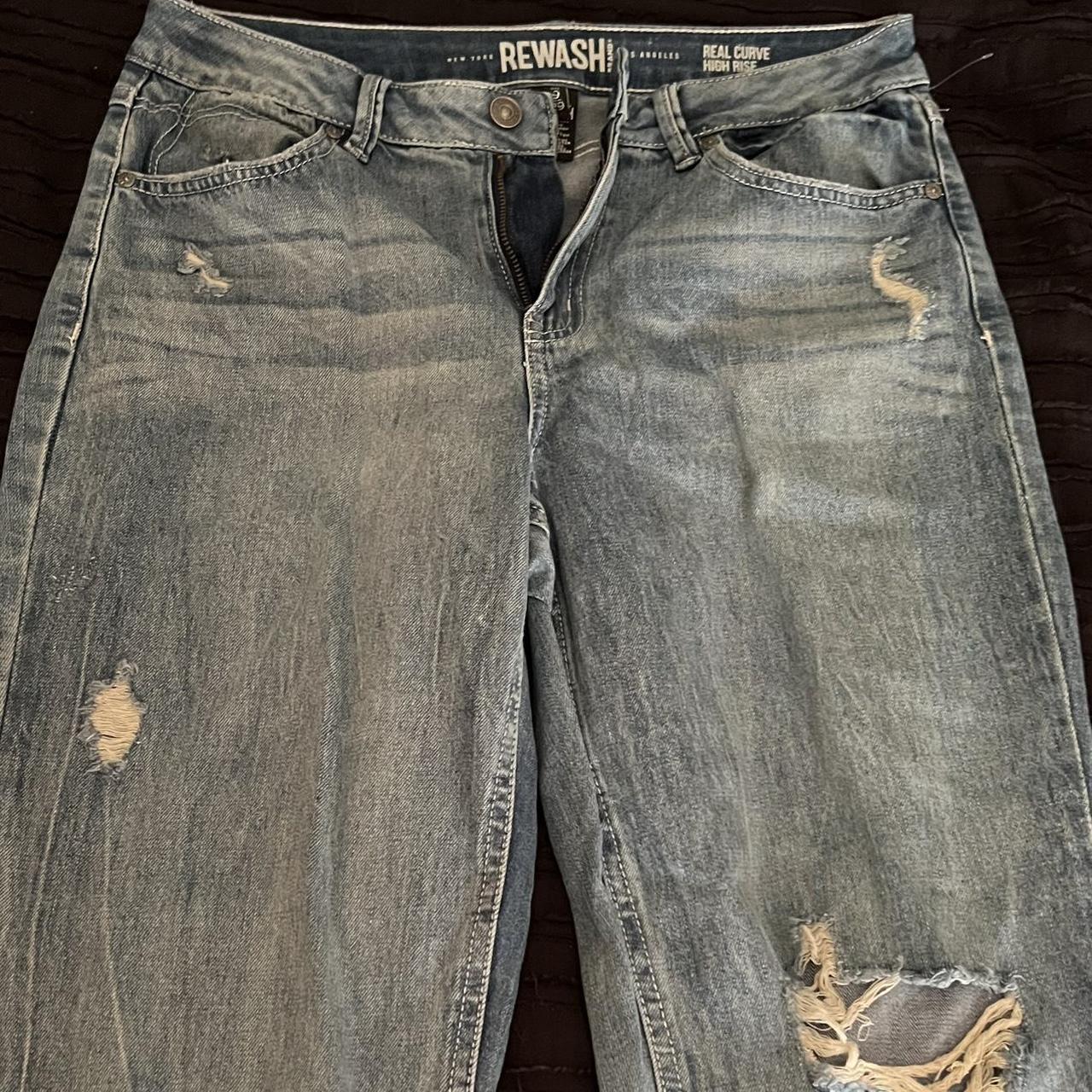 tj maxx brand rewash- ripped jeans. tight to fit,... - Depop