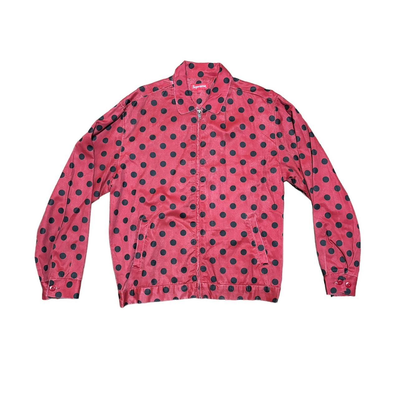 Supreme Polka Dots Rayon Work Jacket!! Has Some... - Depop