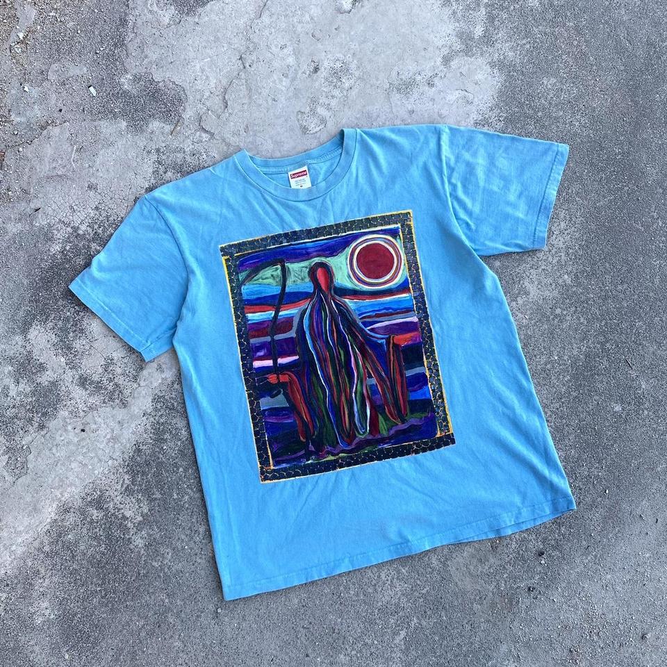 Lynch David Supreme short T-shirt TEE Supreme David Lynch Blue