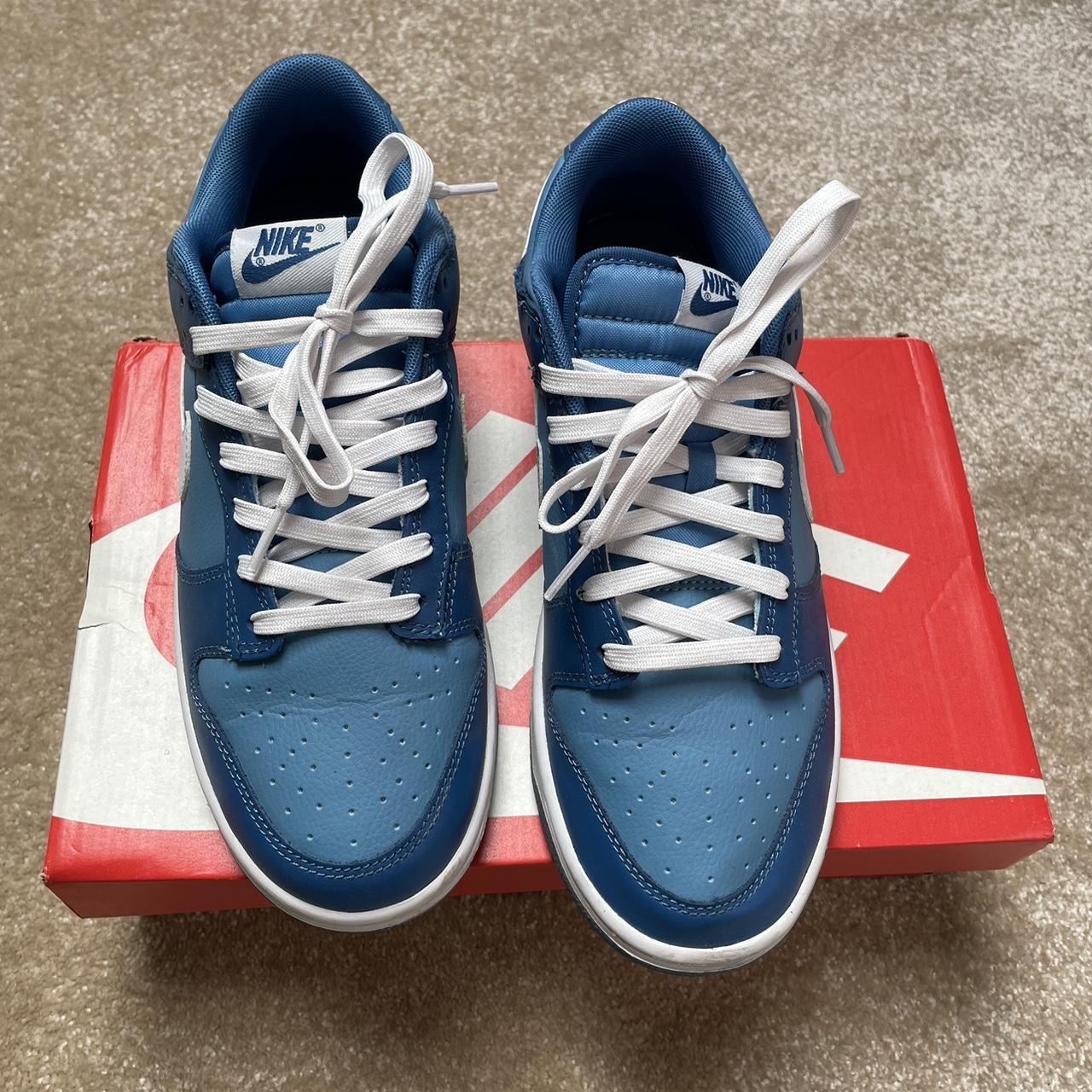 Nike dunk low marina blue in UK size 9. Purchased... - Depop