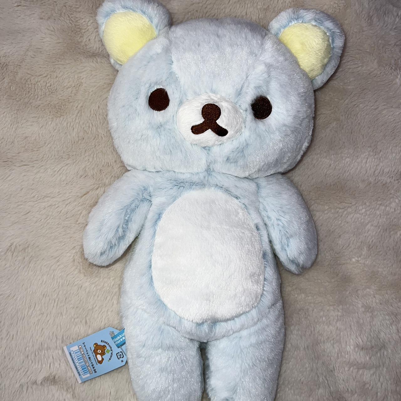 BNWT MEDIUM Sherbet Rilakkuma baby blue plush.... Depop