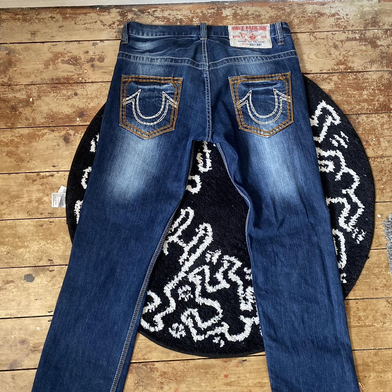 true religion straight leg jeans w32 l32 billy big T... - Depop