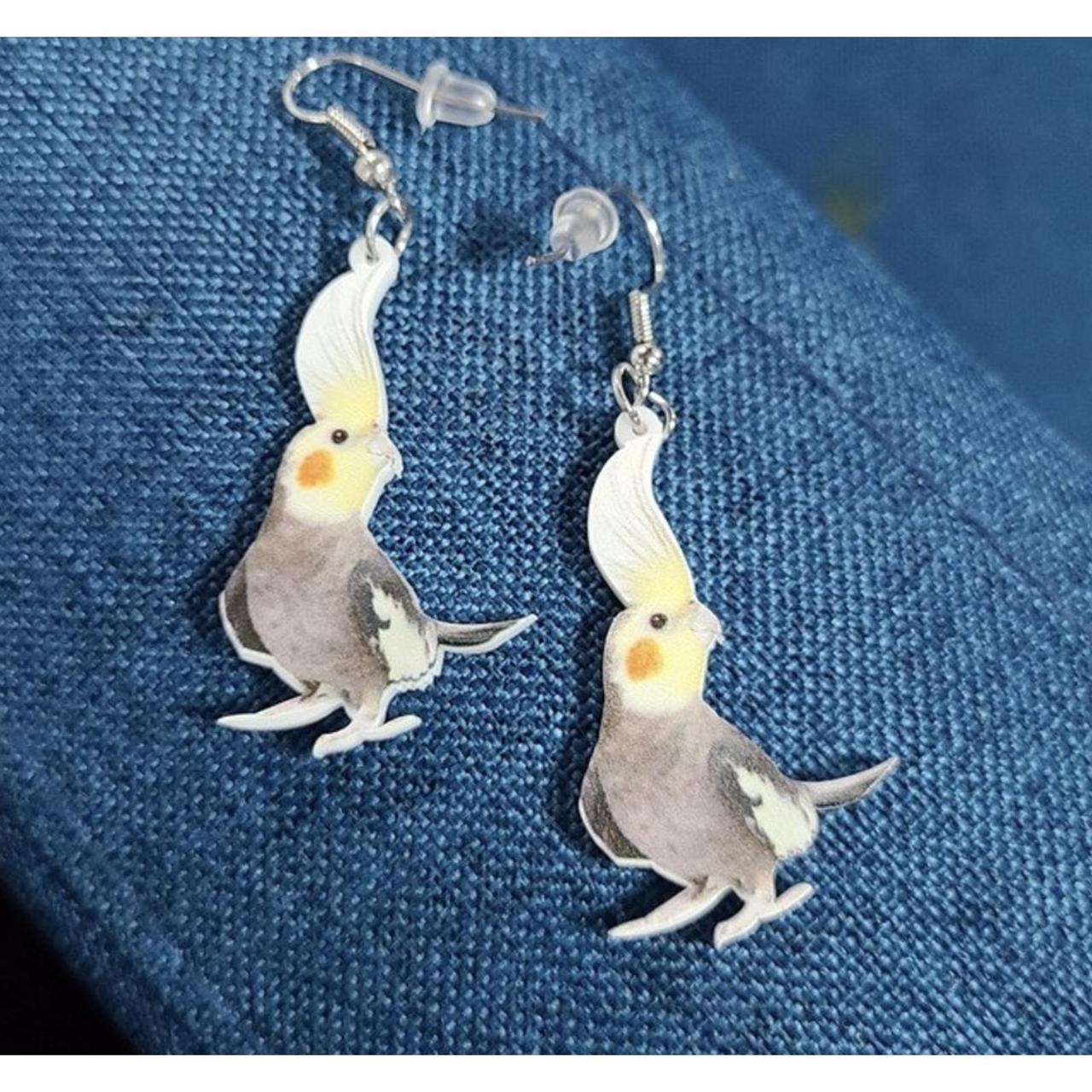 Cockatiel earrings hot sale