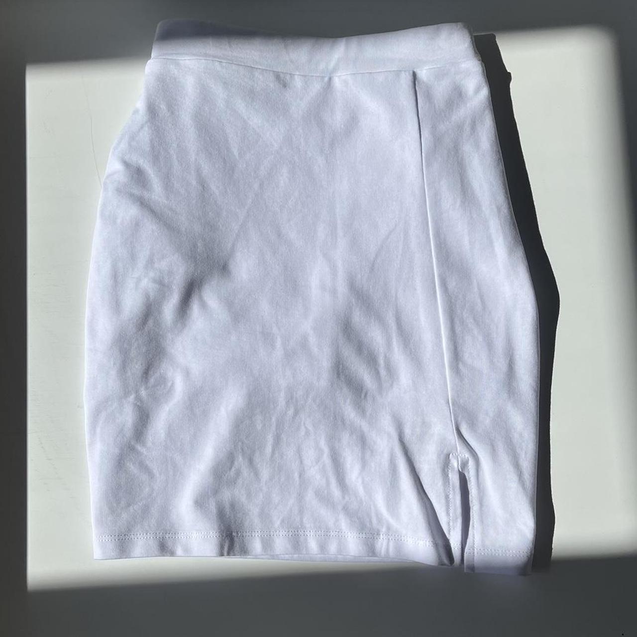 stunning white skort perfect for summer only been... - Depop