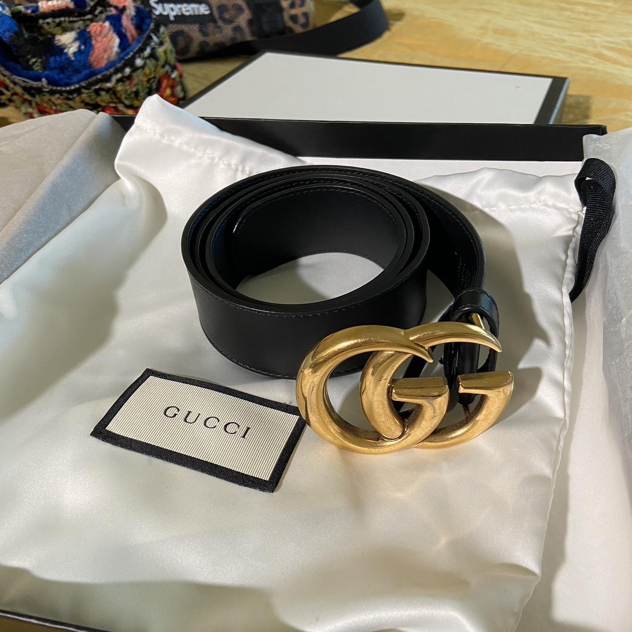 Gucci belt hot sale dust bag