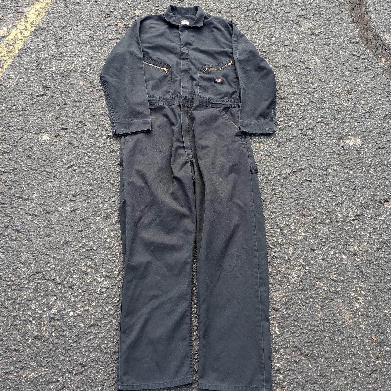 Dickies Black Coveralls (Sizing tag faded, fits like... Depop
