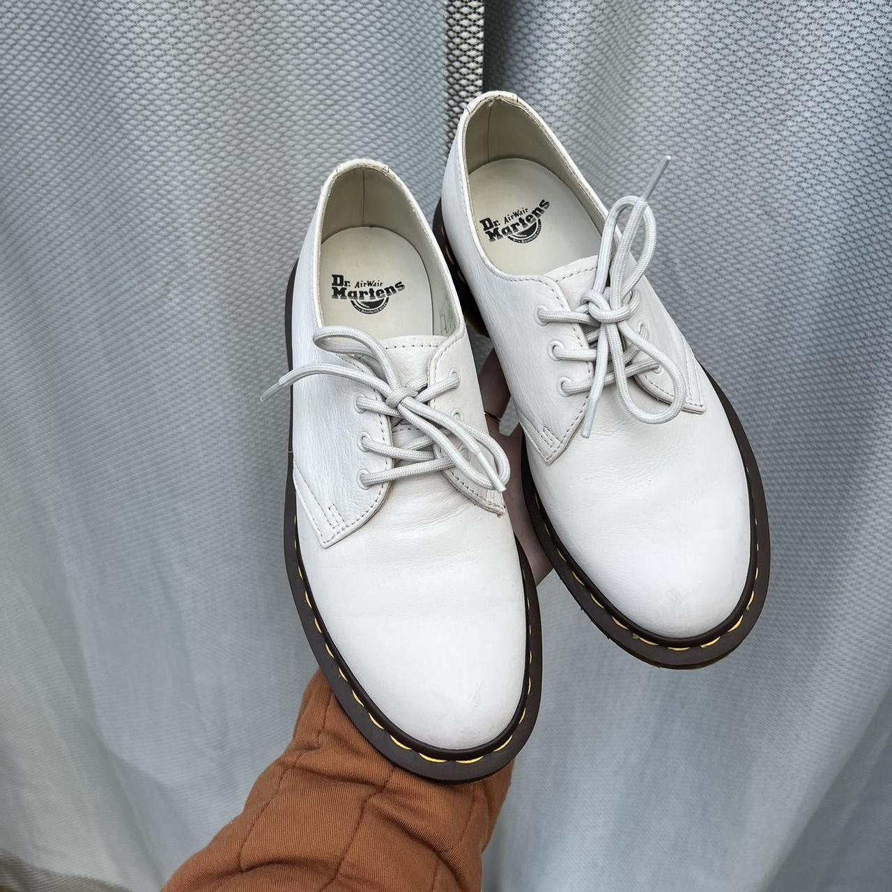 Dr. Martens Women's White and Cream Oxfords (3)