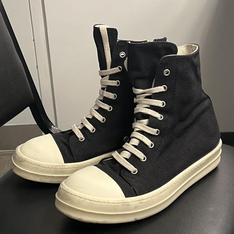 Rick Owens Ramones low i'm so sorry i beat up your - Depop