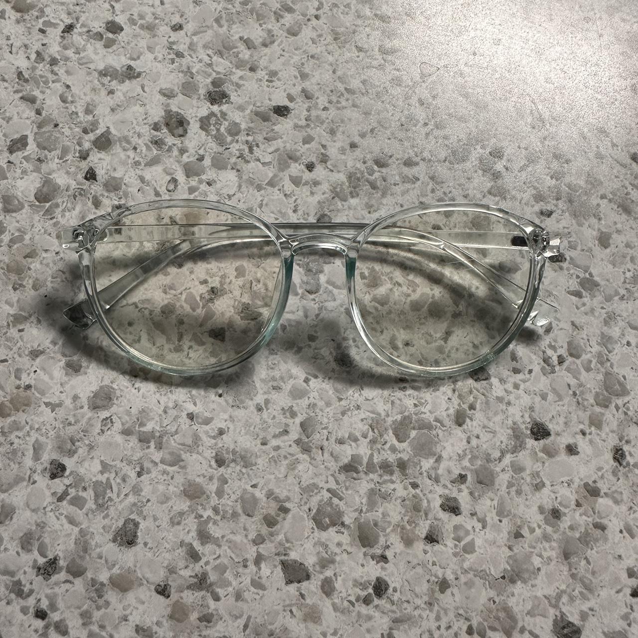 Clear UV Light Glasses (no prescription) - Depop