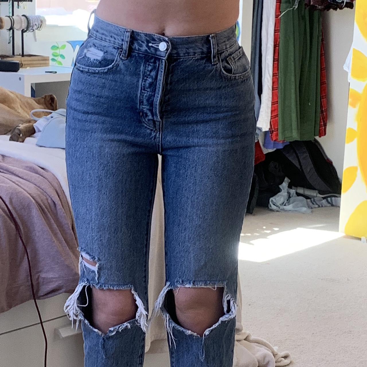 Pacsun high rise straight jeans in a size 26. Super... - Depop