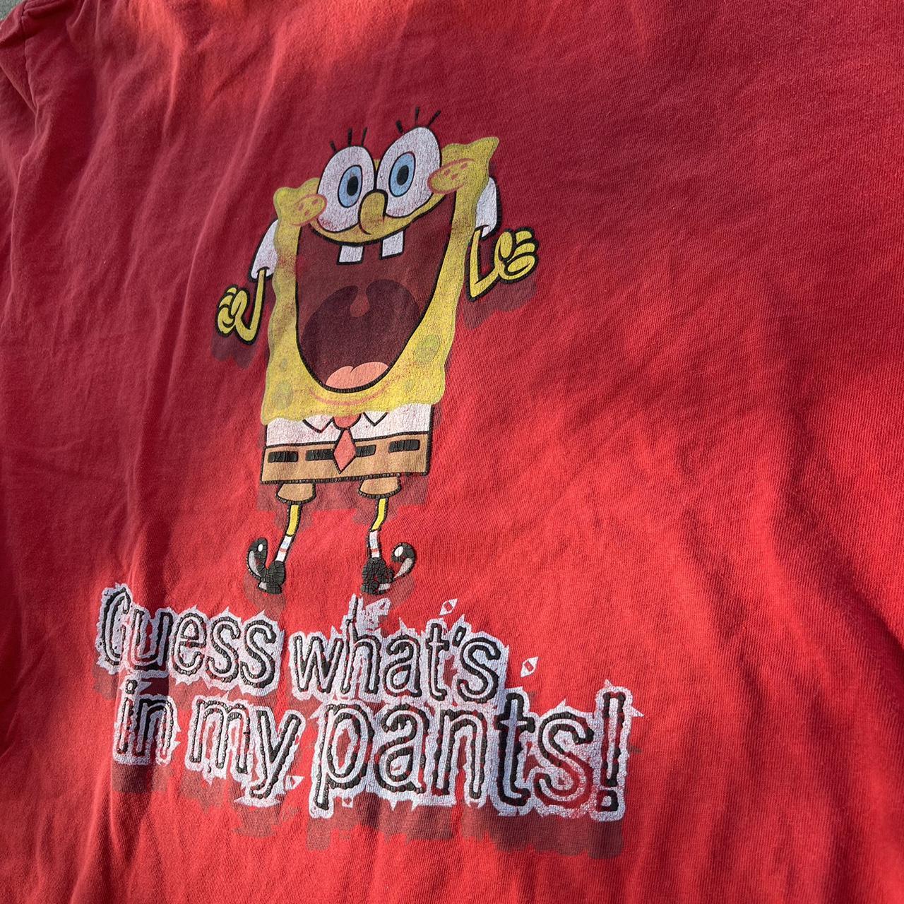 Sponge Bob Nickelodeon 2003 T-Shirt The Many Faces - Depop