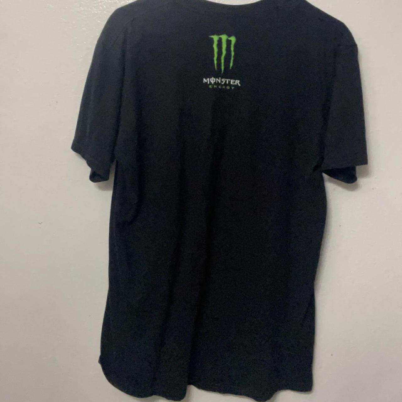 Monster Energy Shirt Size L but fits smaller more - Depop